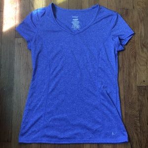 Blue dri-for work out top